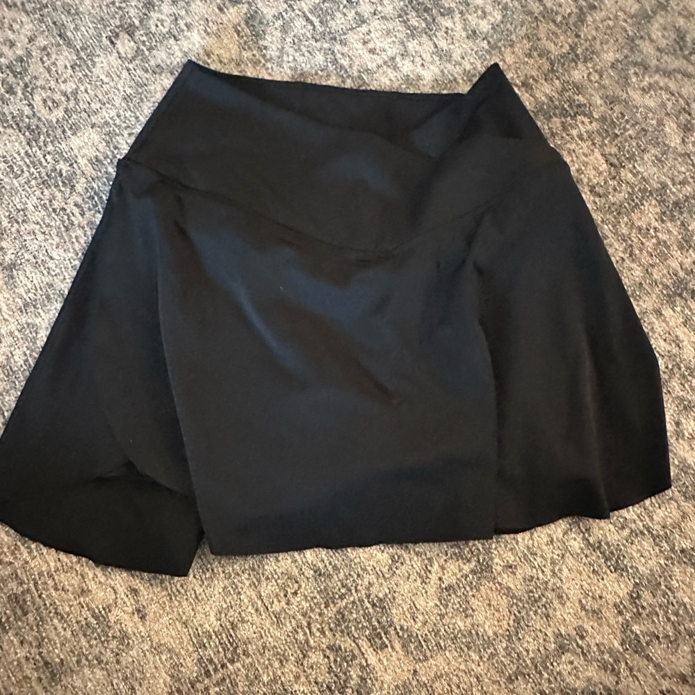 Black Women's Flared Skort